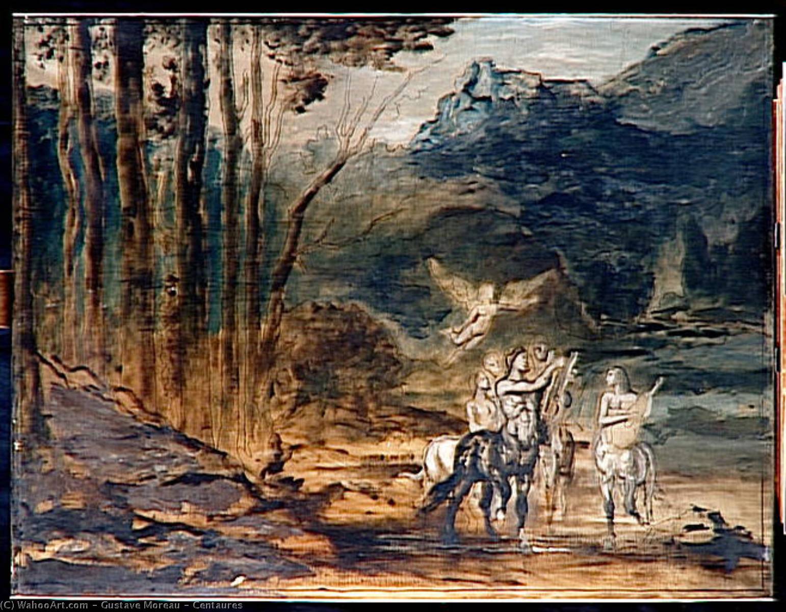 Centaures — Gustave Moreau