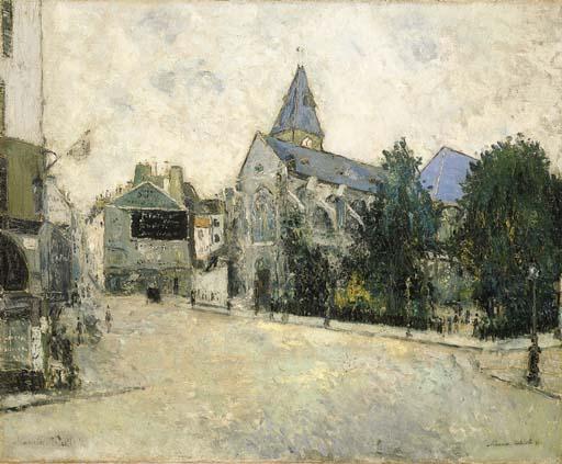 Church Of Saint Médard — Maurice Utrillo