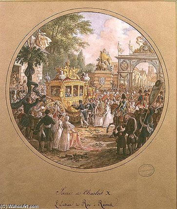The Entrance Of Charles X Into Reims, 28th May — Jean Charles Develly