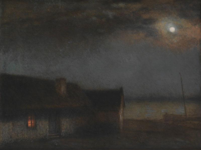 Evening Landscape With A House — Jakub Schikaneder