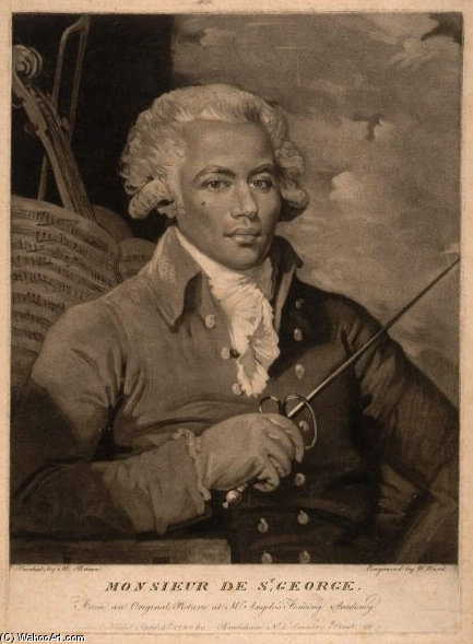 Portrait Of Joseph Bologne De Saint-george — Mather Brown