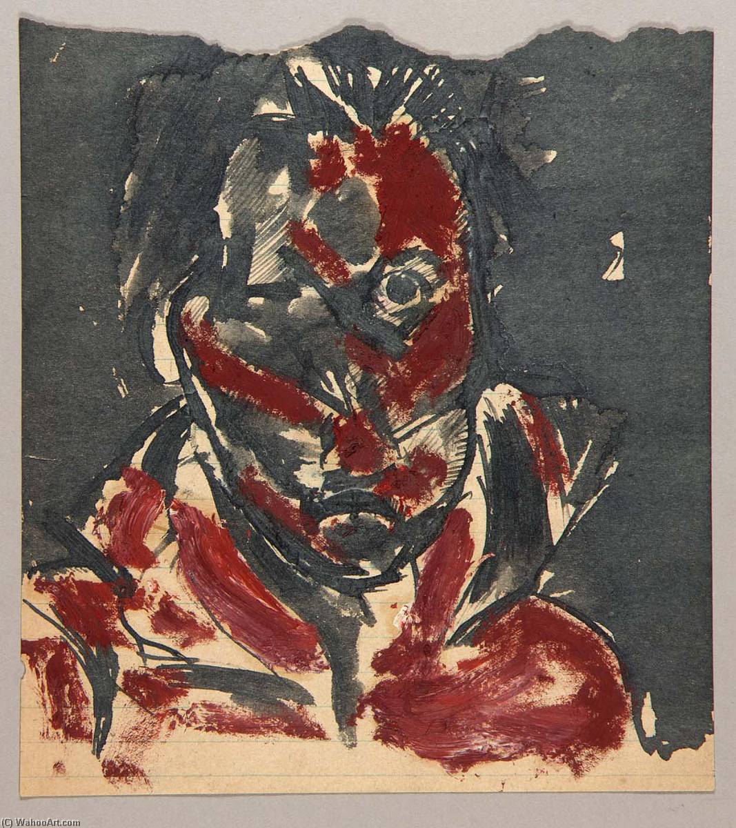 Portrait Of A Man — William H. Johnson