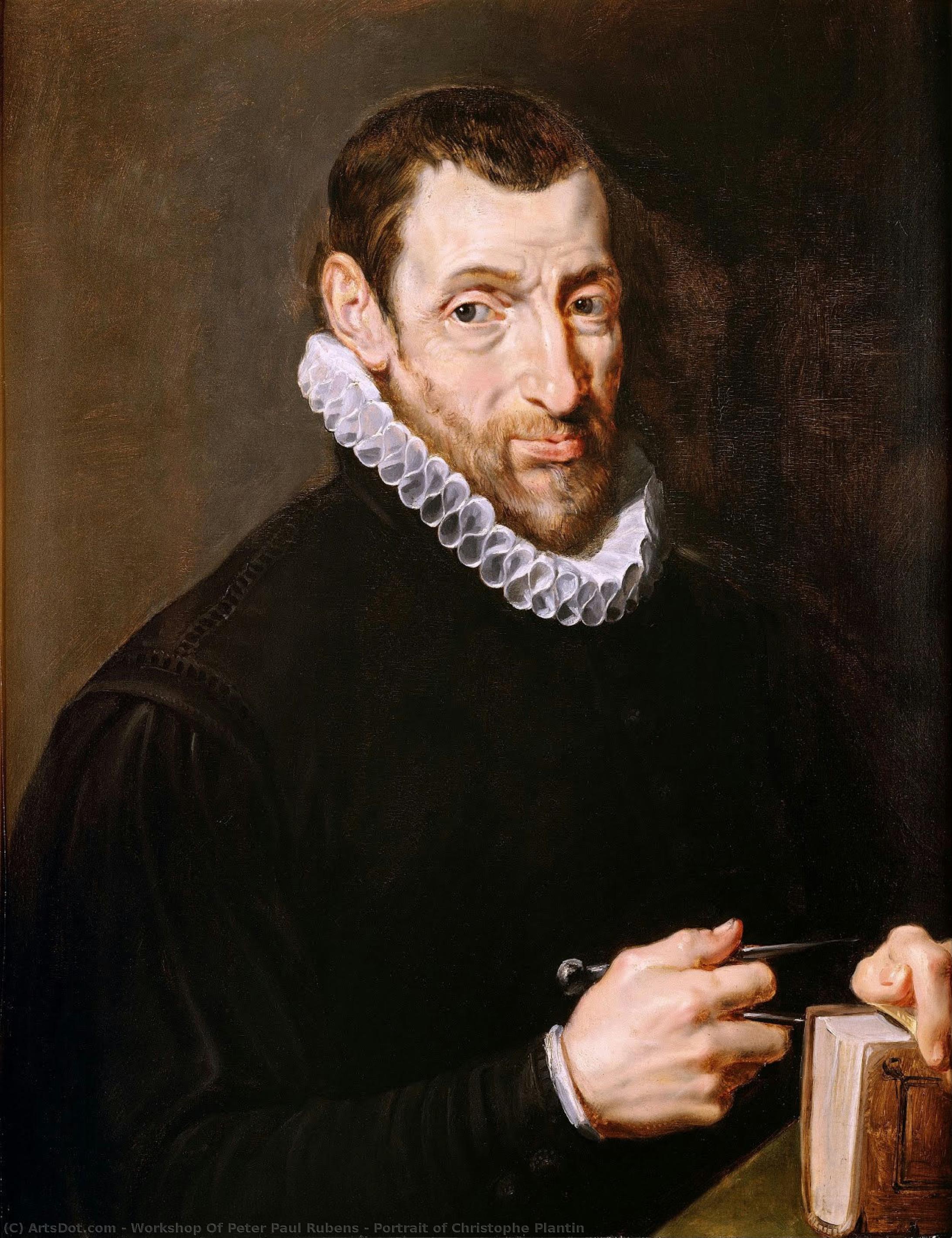 Portrait Of Christophe Plantin — Workshop Of Peter Paul Rubens