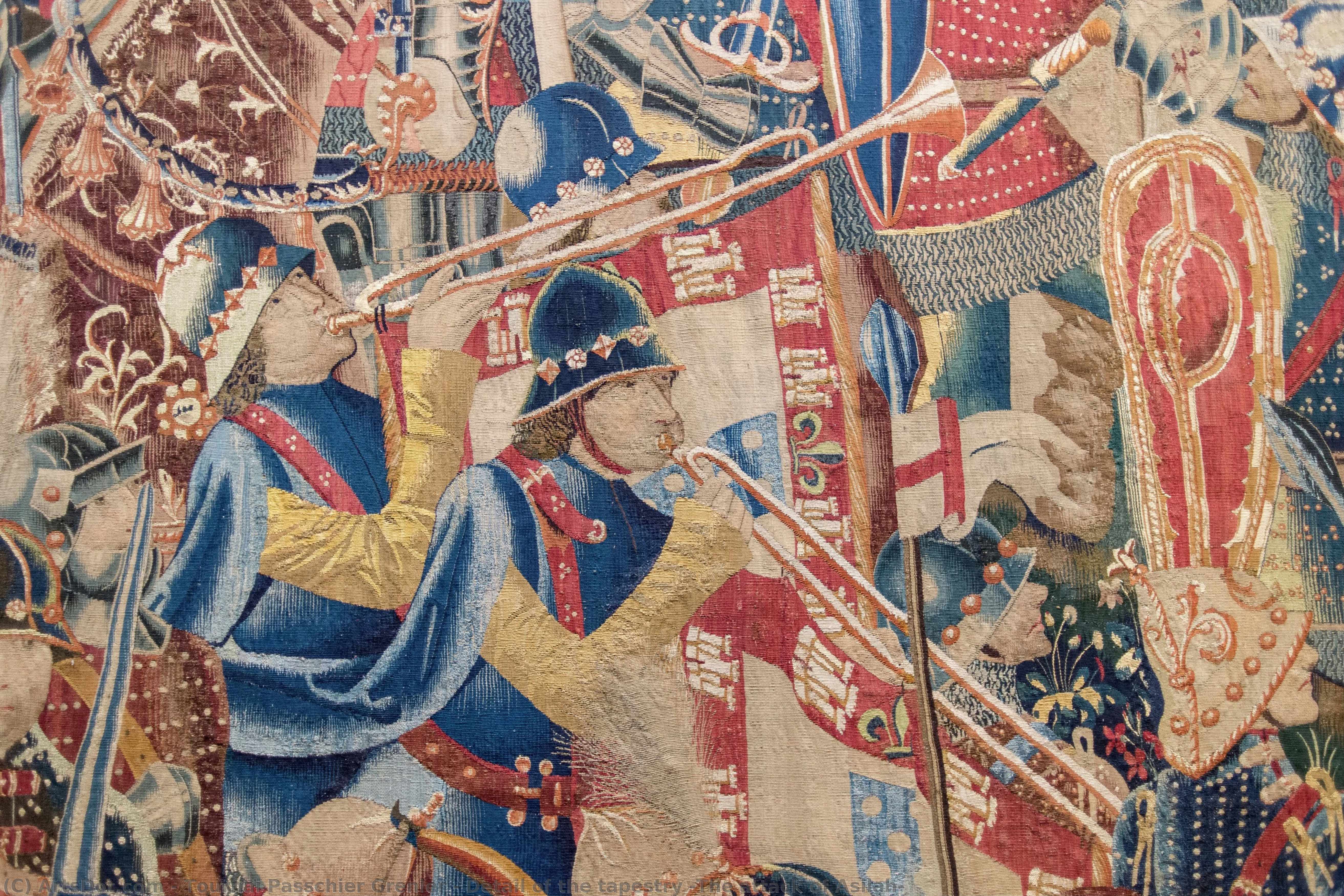 Detail Of The Tapestry “the Attack Of Asilah” — Pasquier Grenier