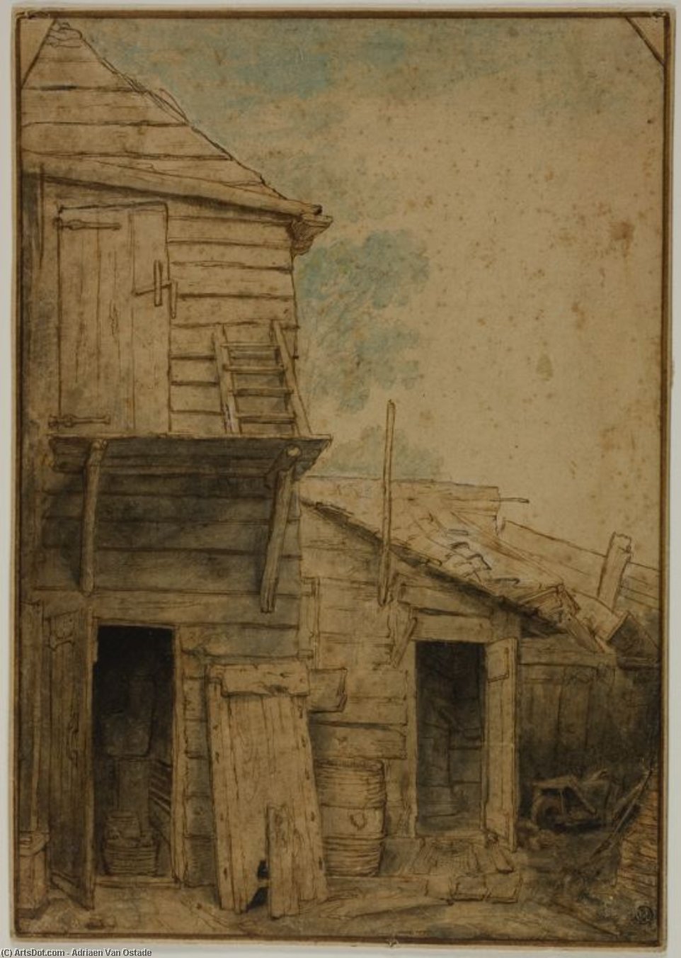 Farmyard — Adriaen Van Ostade