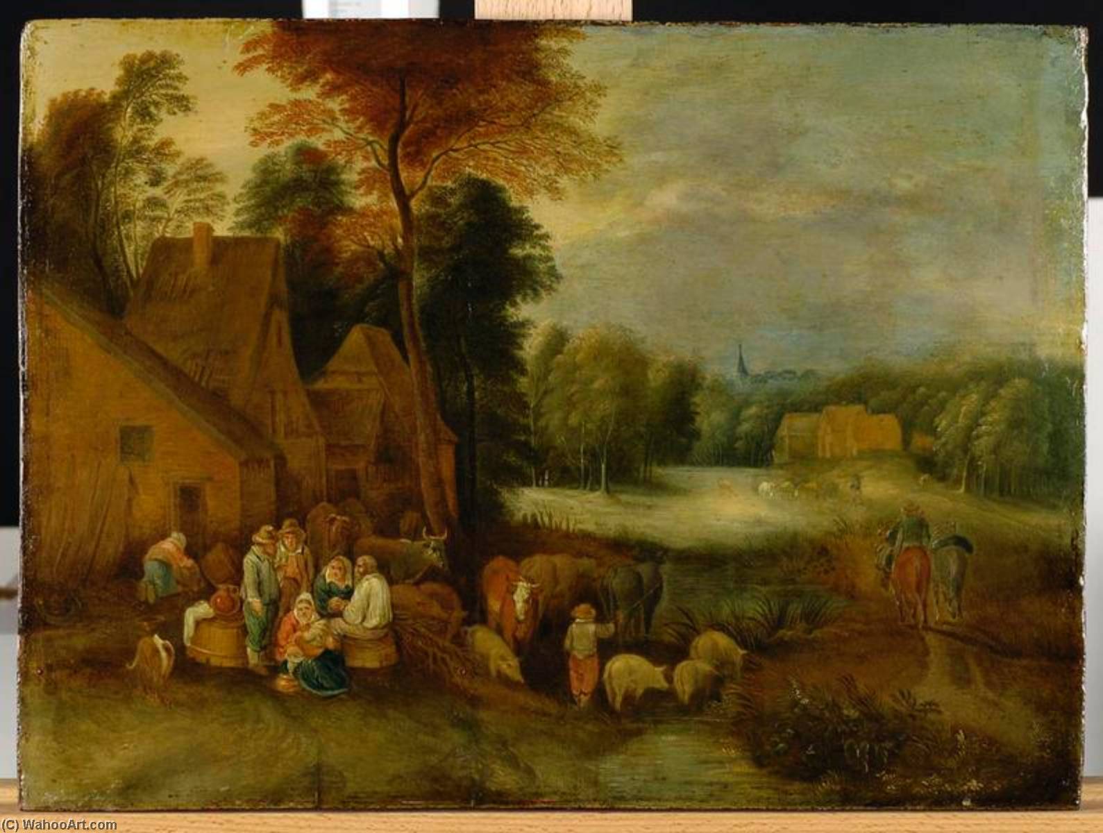 Paysage Avec Bergers — Theobald Michau