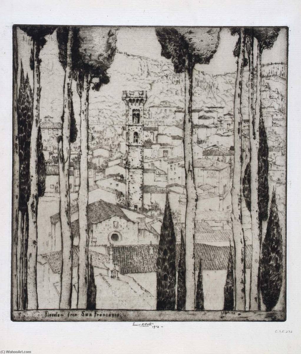 Fiesole From San Francesco — Ernest D Roth