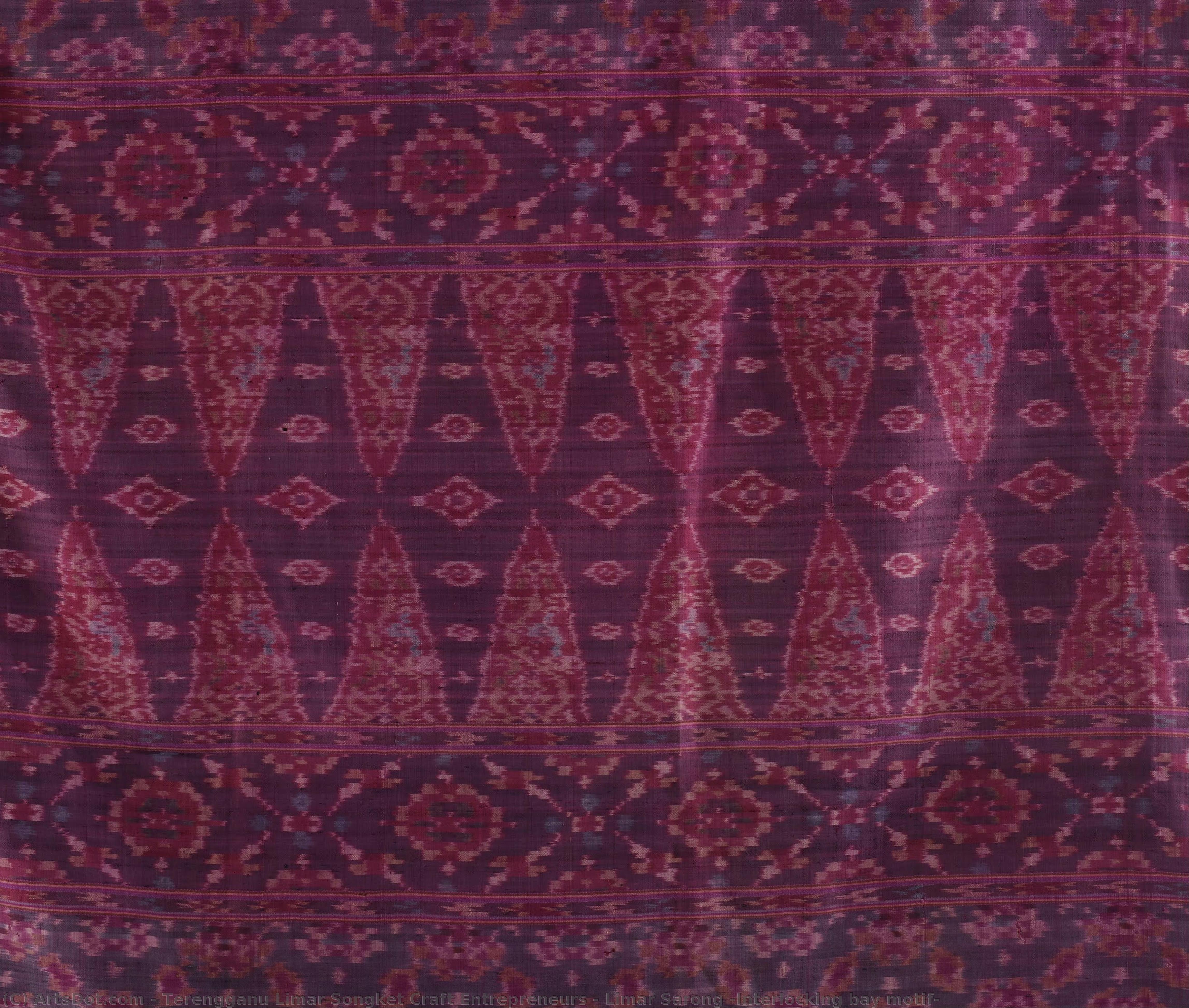 Limar Sarong (interlocking Bay Motif) — Terengganu Limar Songket Craft Entrepreneurs