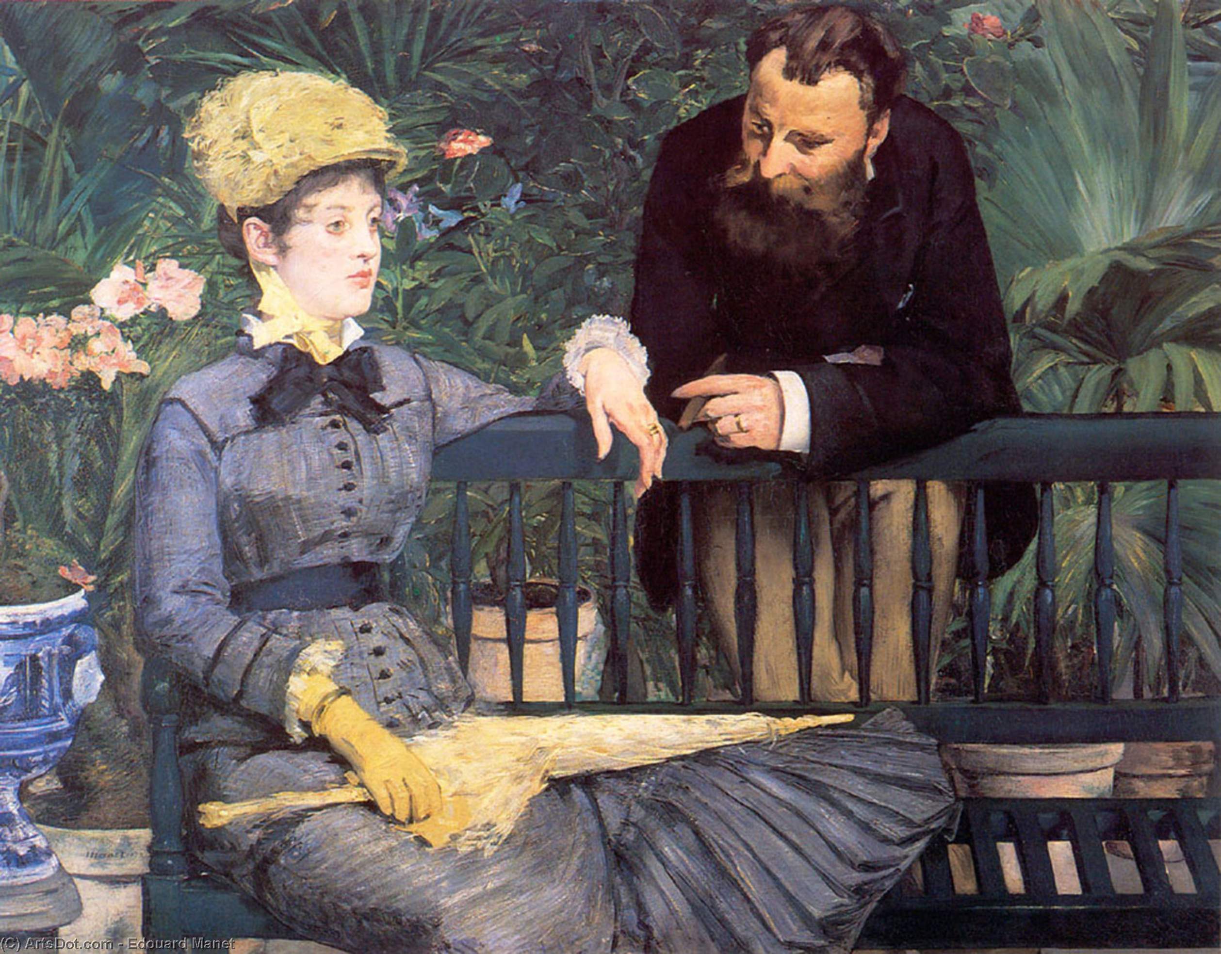 En El Estudio Del Conservatorio De Y Mme Jules Guillemet — Édouard Manet
