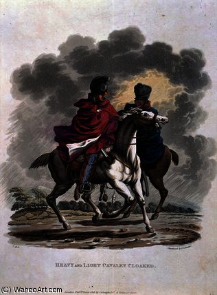 Heavy And Light Cavalry Cloaked — Charles Hamilton Smith