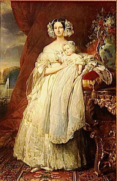 Helene Louise, Princesse De Mecklenbourg, Duchesse D'orleans (1814 1858) — Franz Xavier Winterhalter