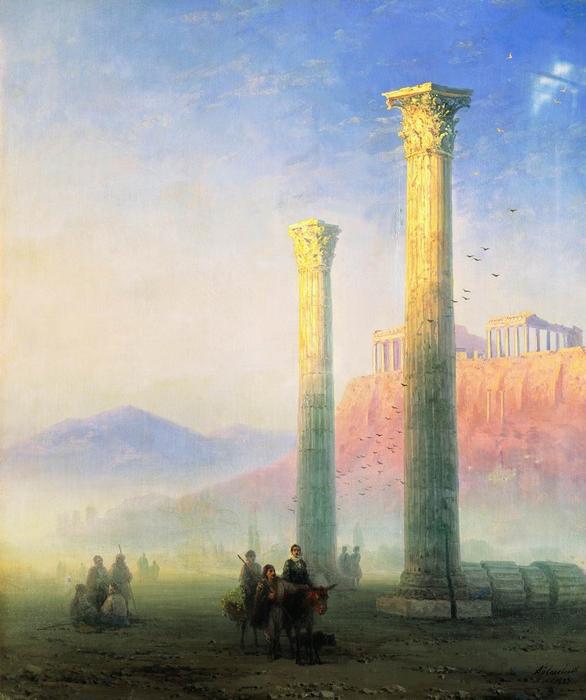 The Acropolis Of Athens — Ivan Konstantinovich Aivazovsky
