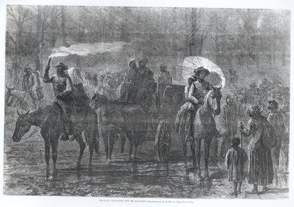 Negroes Escaping Out Of Slavery — Alfred Rudolph Waud