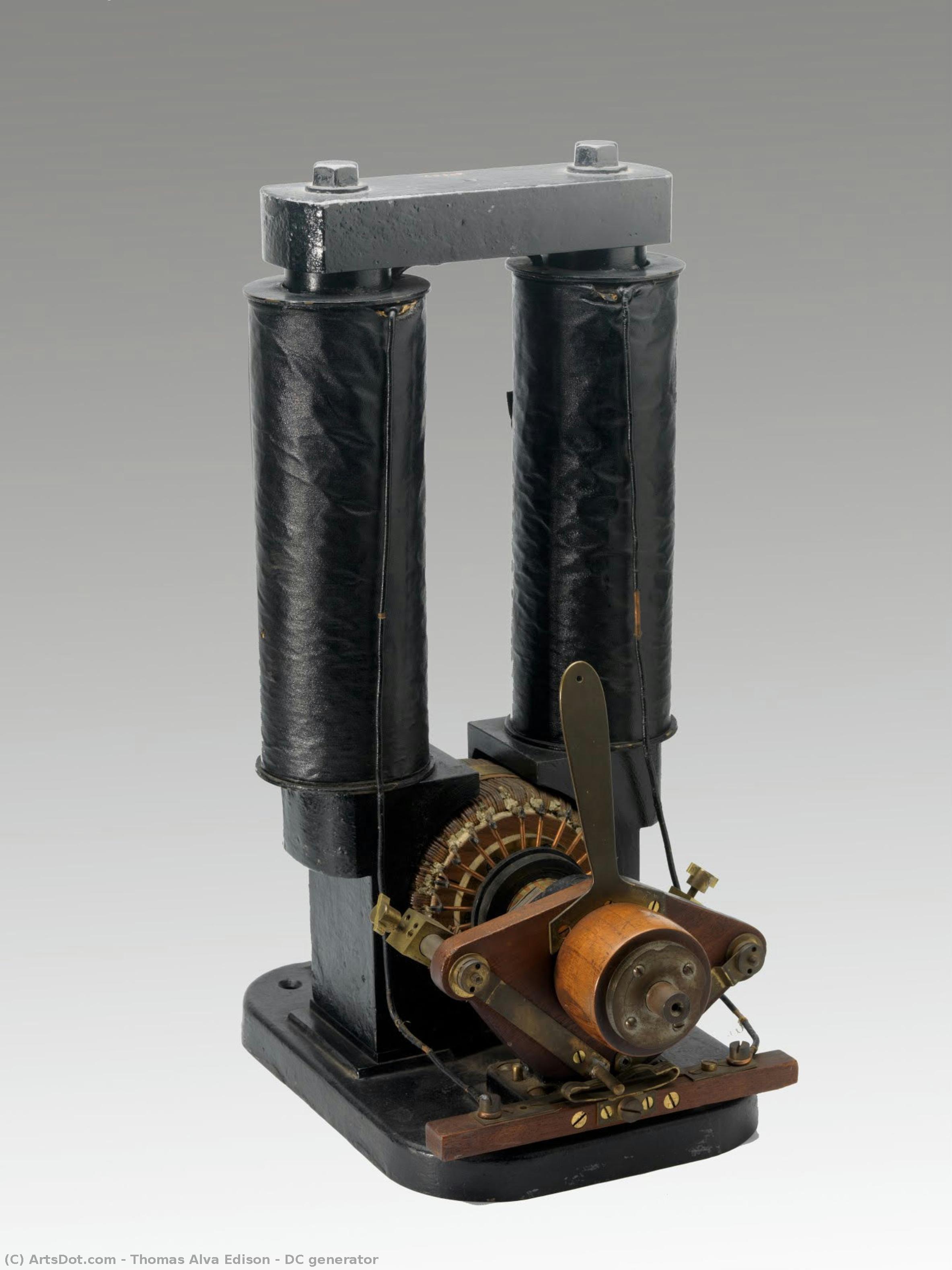 Dc Generator — Thomas Alva Edison