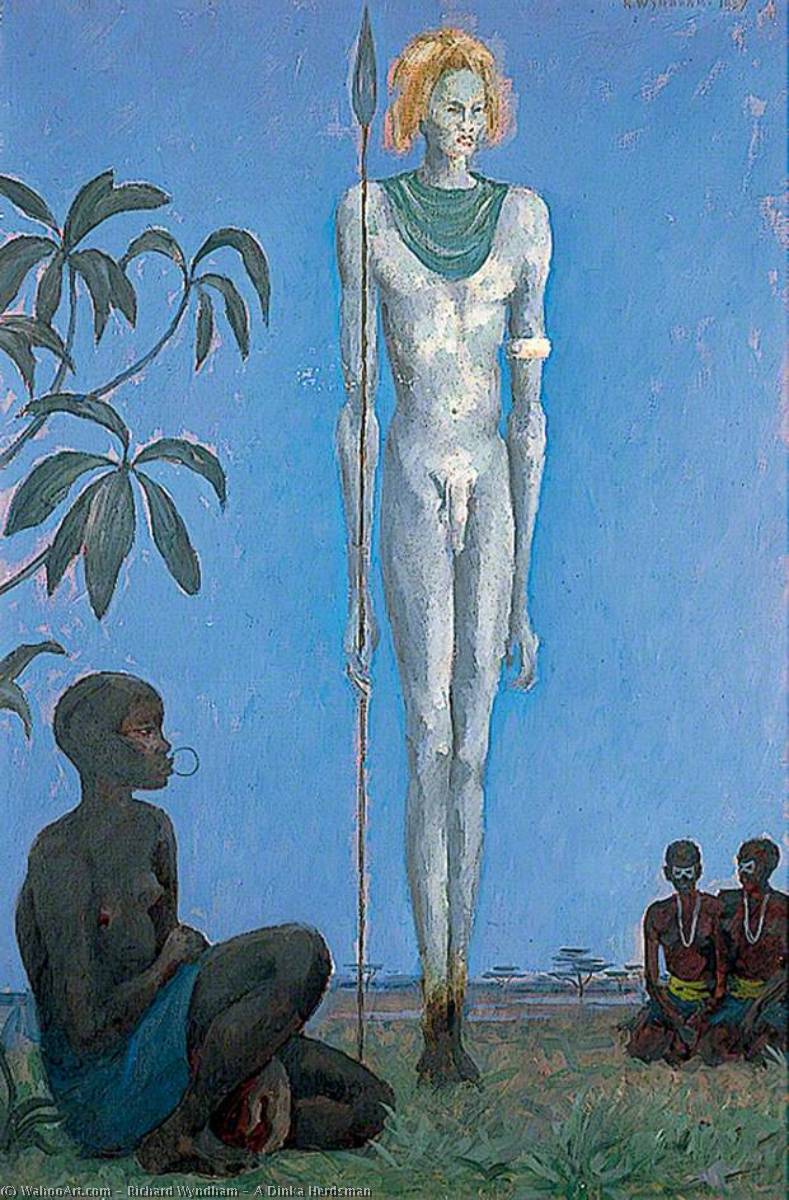 A Dinka Herdsman — Richard Wyndham