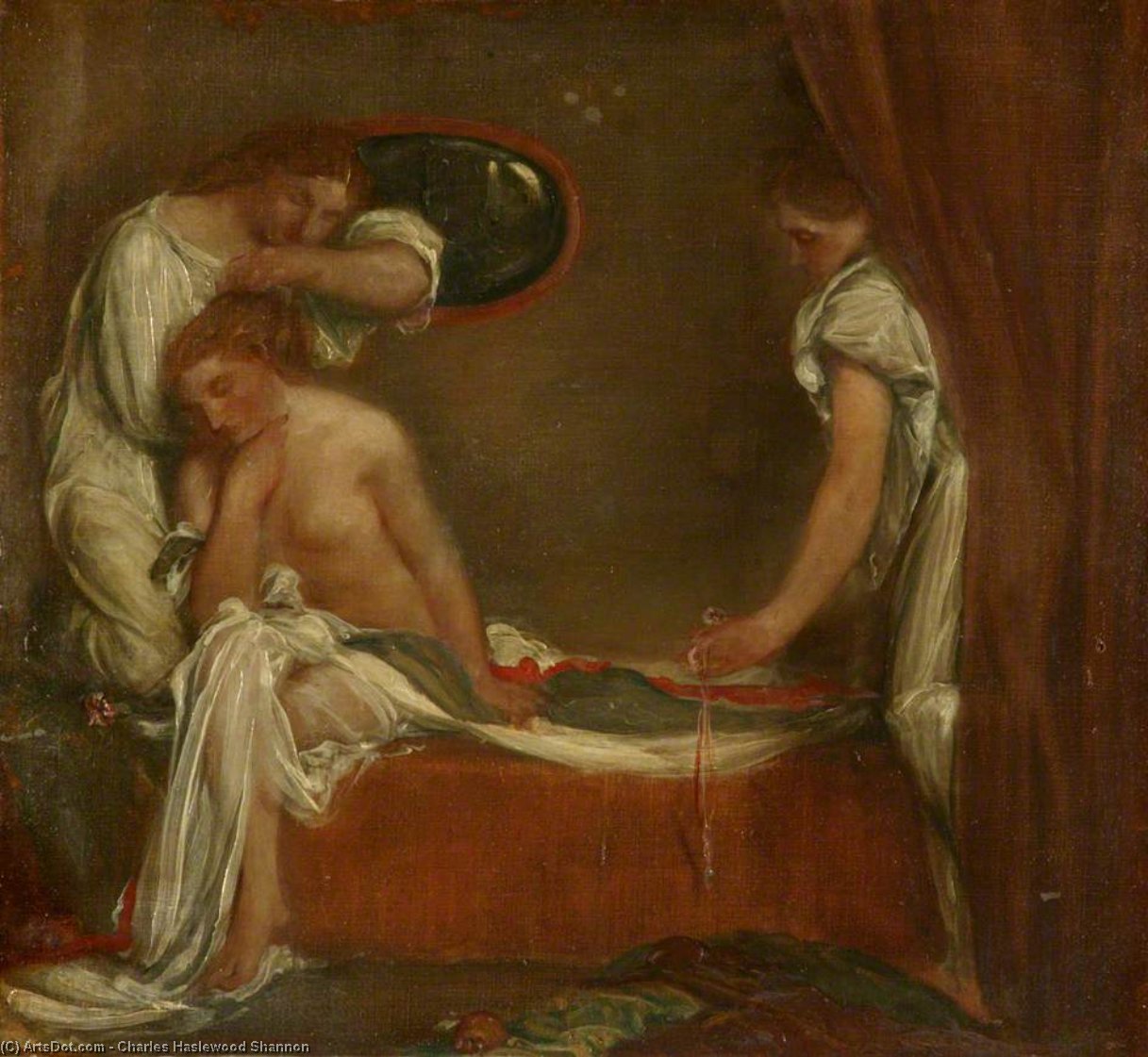 Toilet Scene Ii — Charles Haslewood Shannon