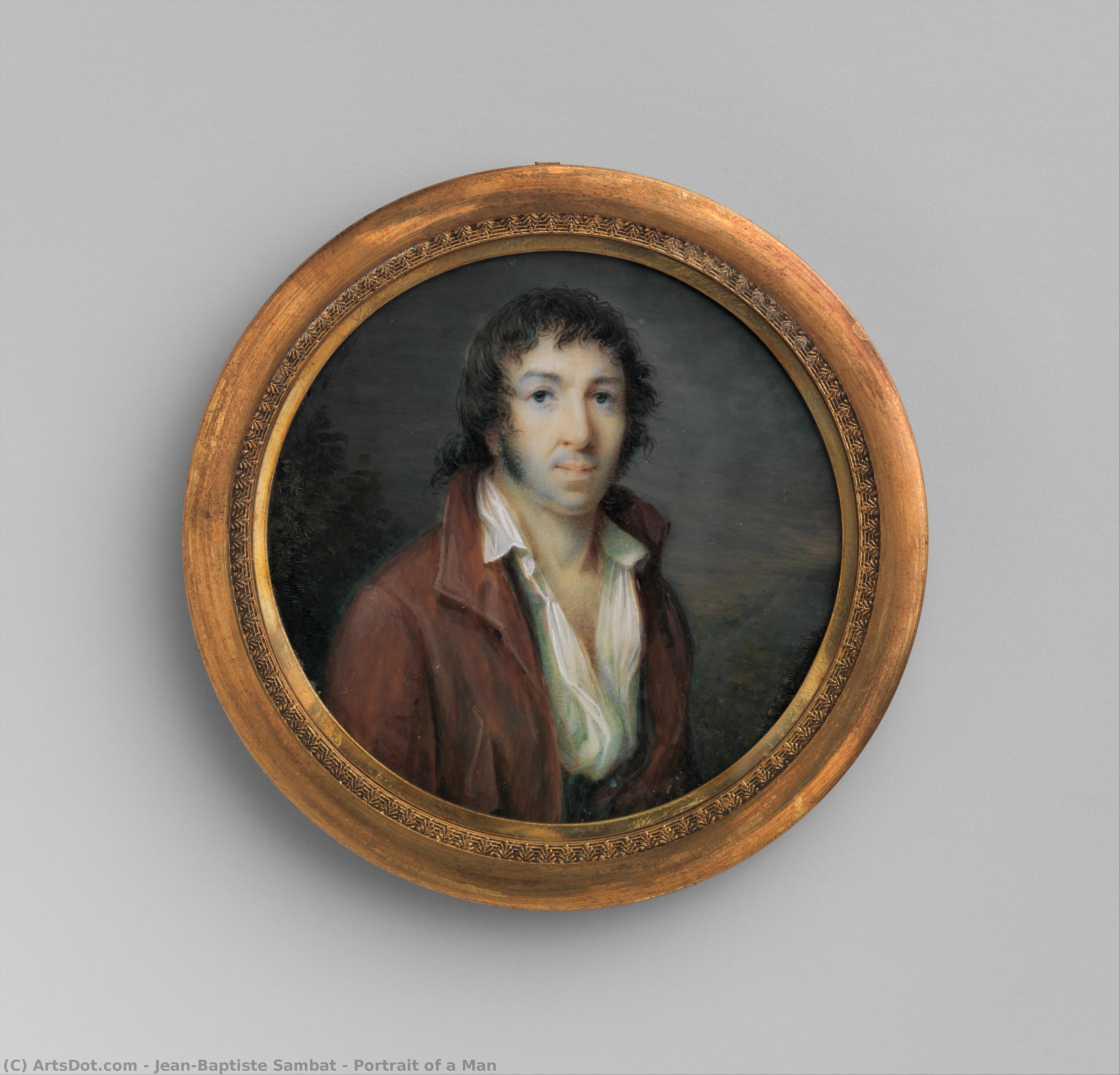 Portrait Of A Man — Jean-baptiste Sambat