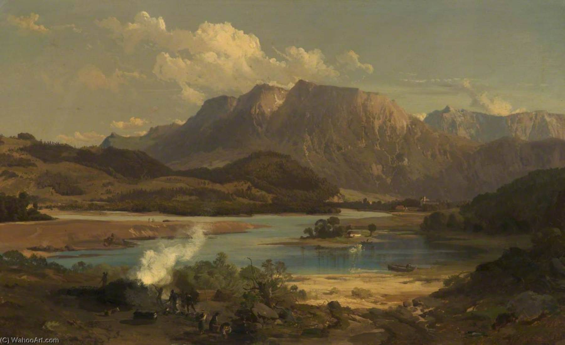Charcoal Burning, Upper Bavaria — Фредерик Ли Брэдделль