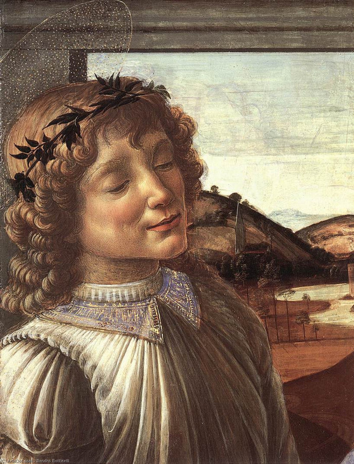 Madonna And Child With An Angel (detail) — Sandro Botticelli