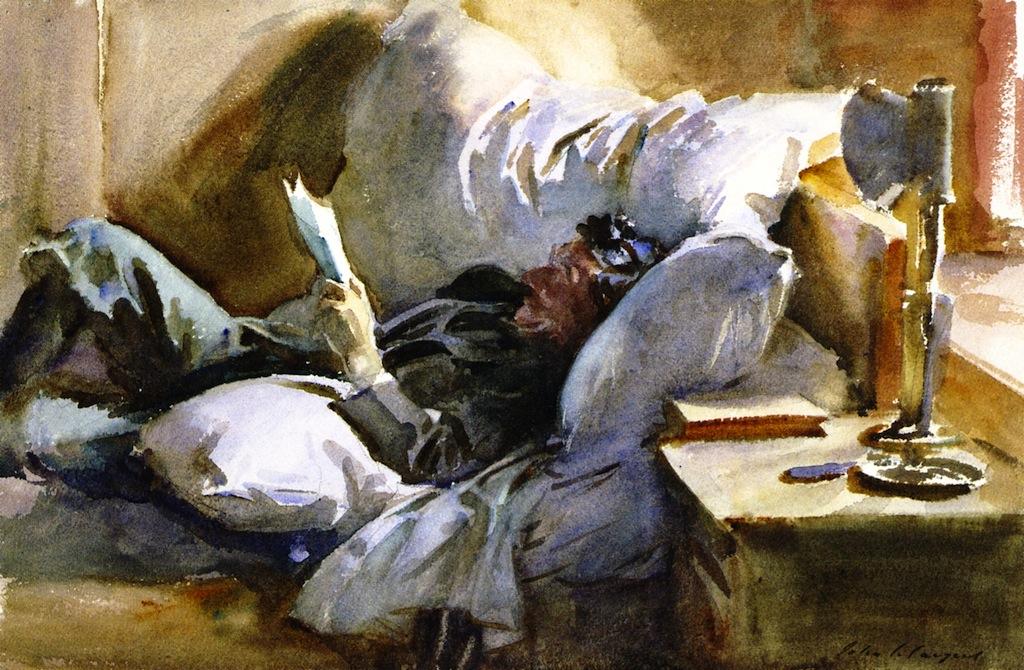Man Reading — ジョン・シンガー・サージェント