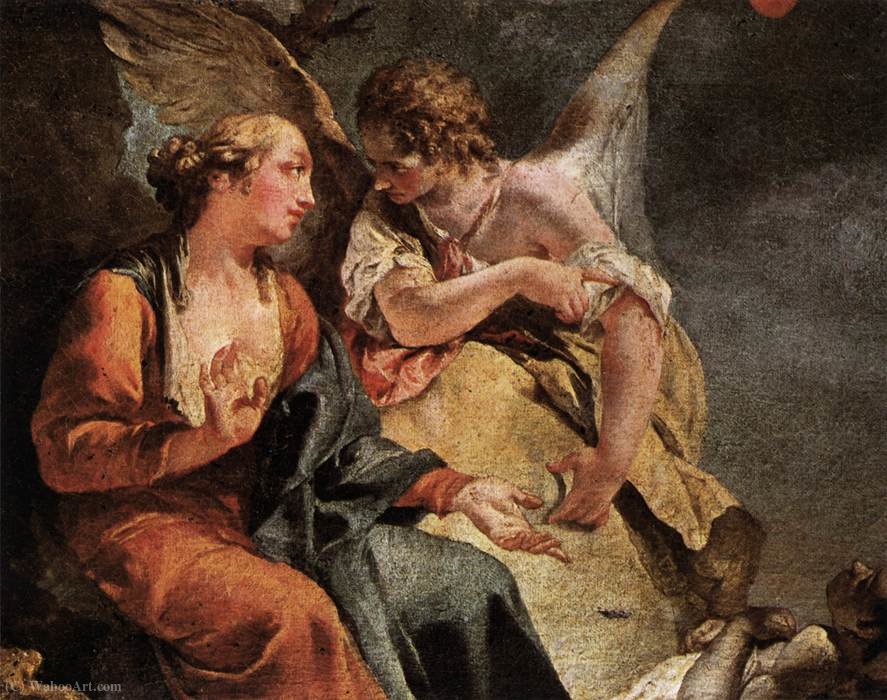 Hagar In The Desert — Giovanni Battista Pittoni