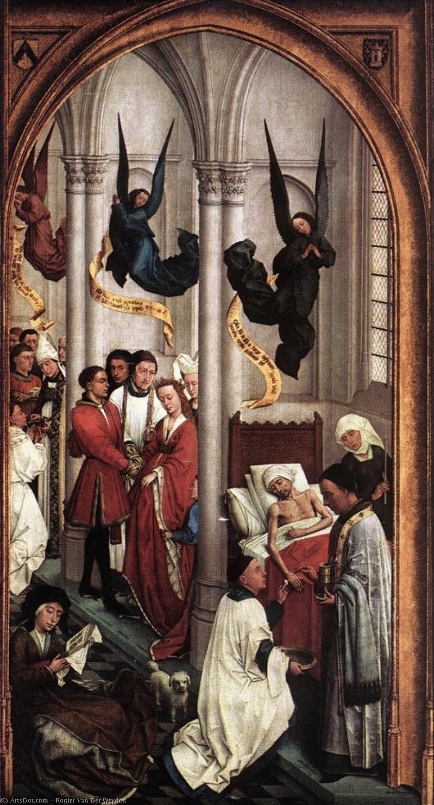Seven Sacraments (right Wing) — Rogier Van Der Weyden