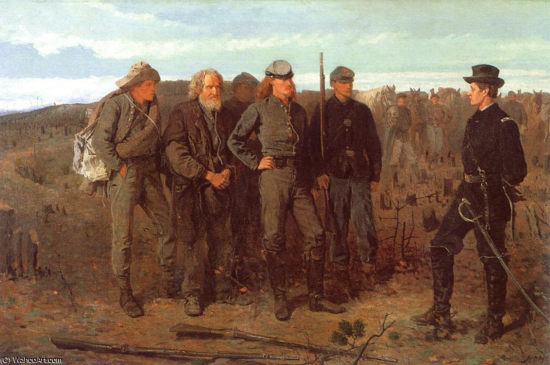 Prisoners From The Front, Oil On Canvas, Metropo — Winslow Homer