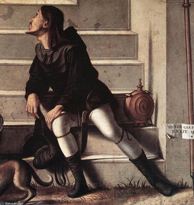 St Stephen Is Consecrated Deacon (detail) — Vittore Carpaccio