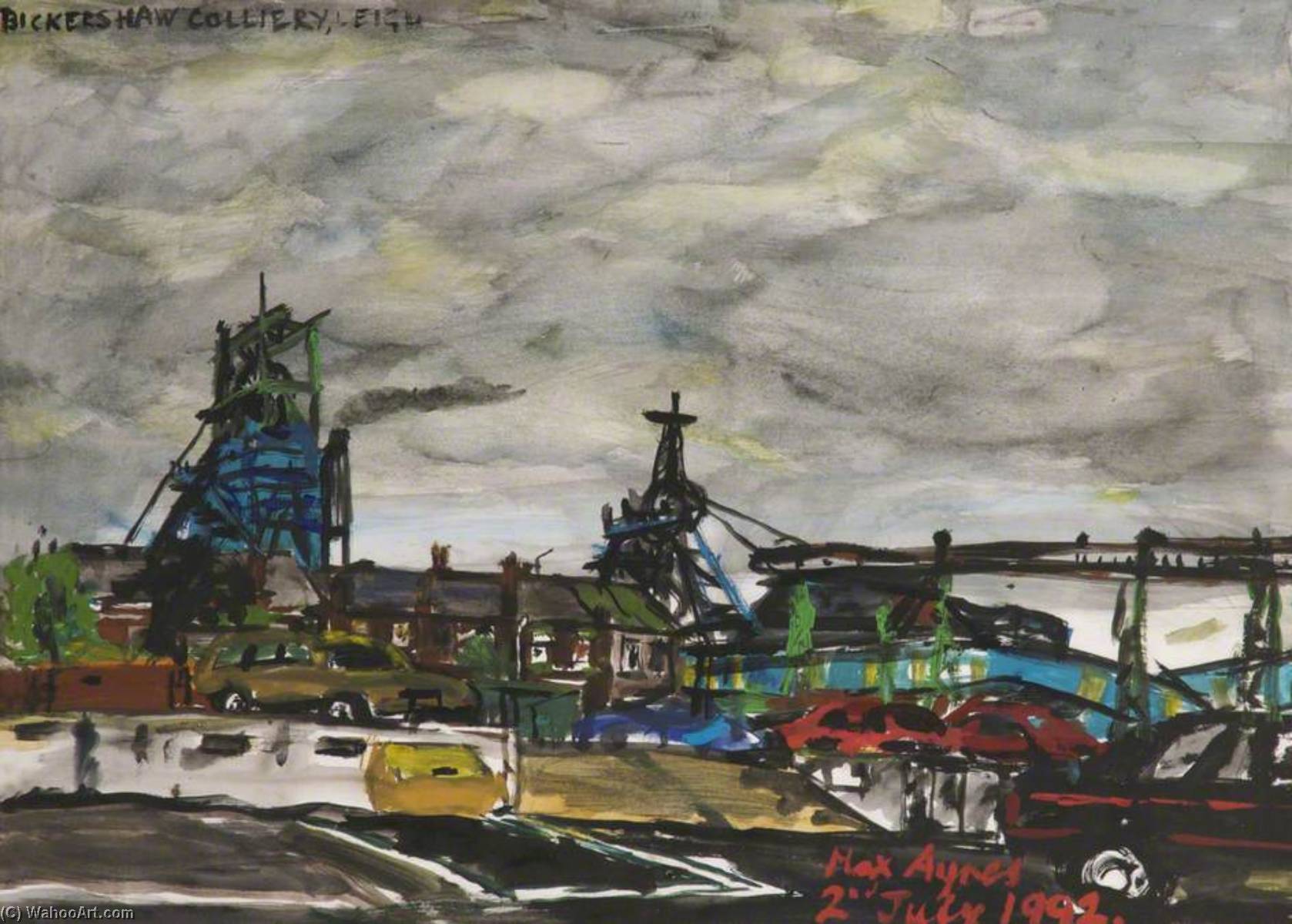 Bickershaw Colliery, View From Management Car Park South West — Max Ayres