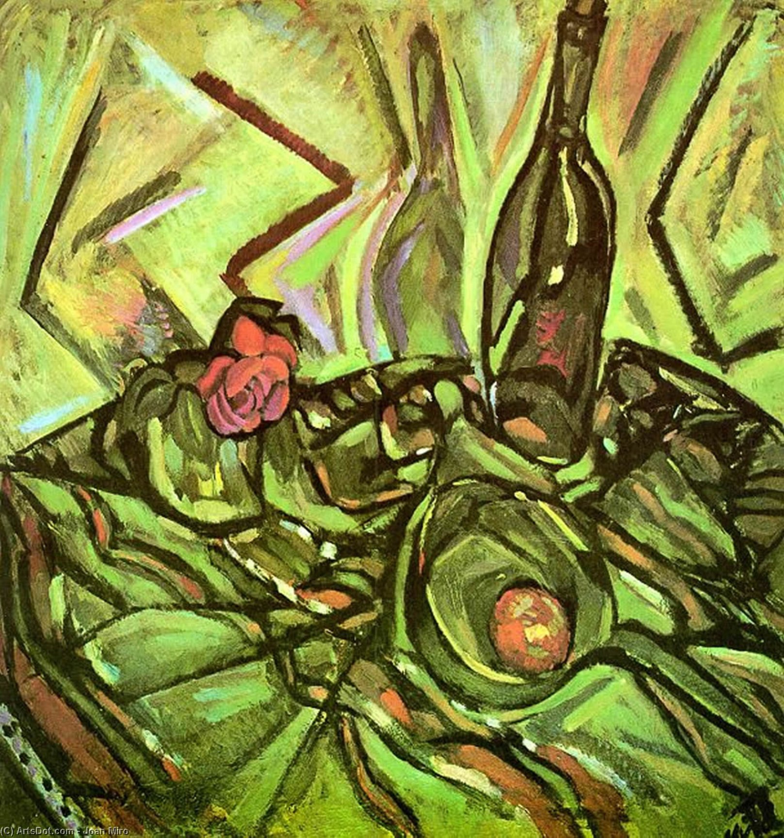 Still Life With Rose — Жоан Миро