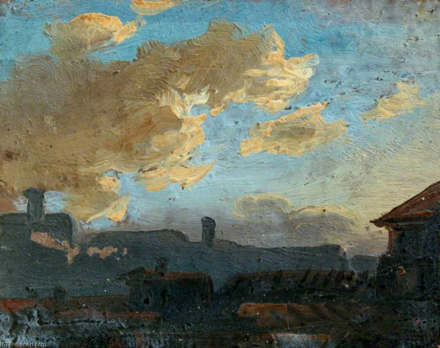 Landscape With Clouds — Benjamin West