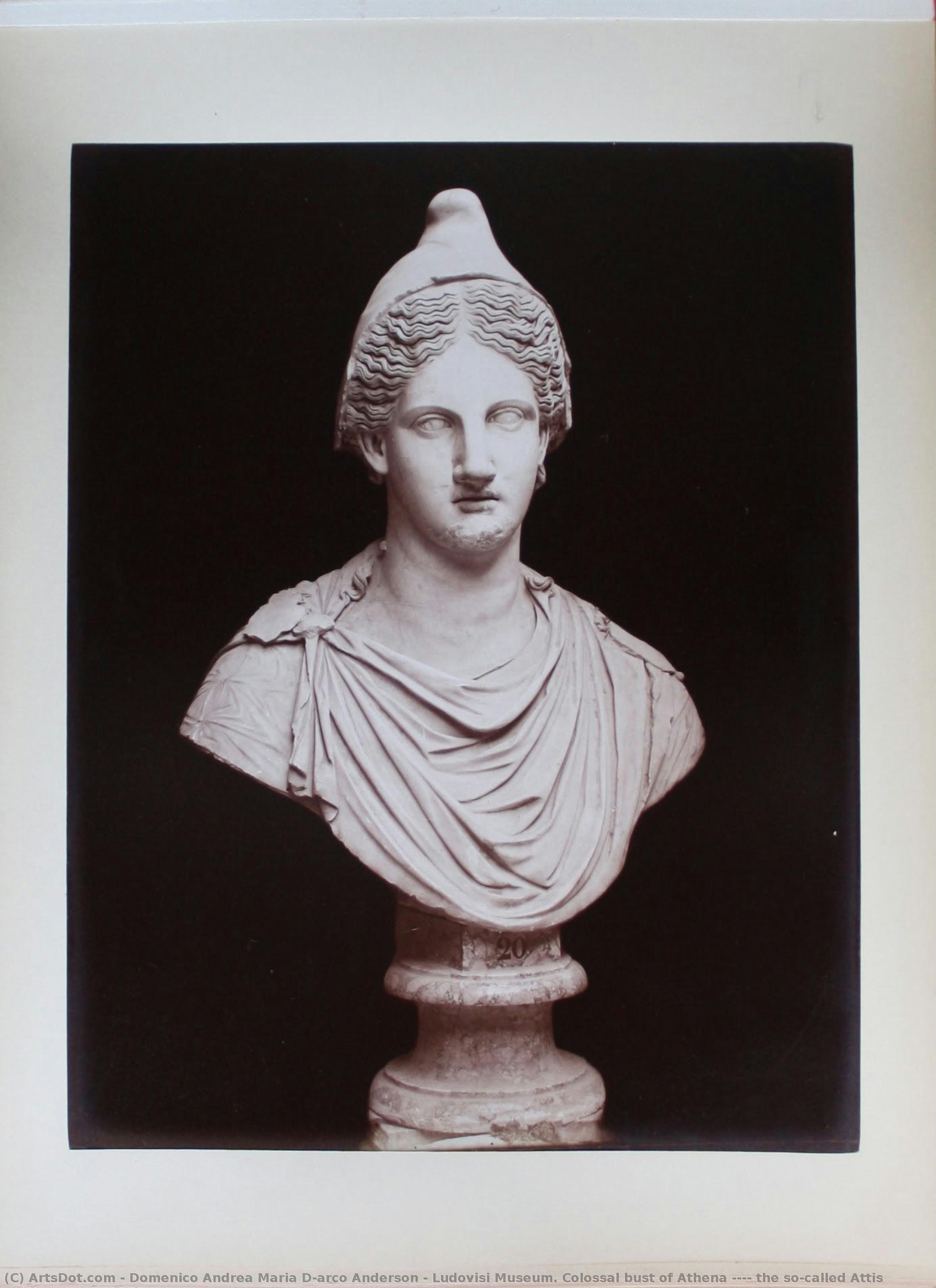 Ludovisi Museum. Colossal Bust Of Athena (?), The So-called Attis — Domeniko Anderson