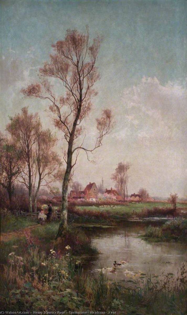 Springtime, Headcorn, Kent — Henry Maurice Page