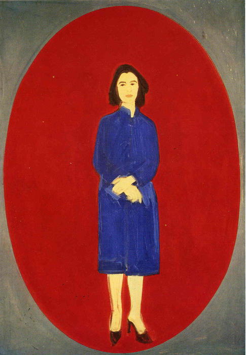Ada (oval) — Alex Katz