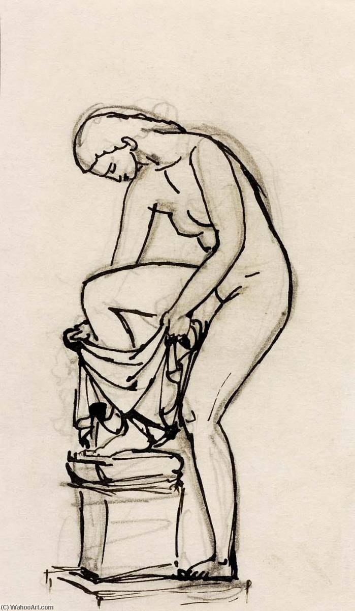 (nude Drying Herself) — Paul Manship