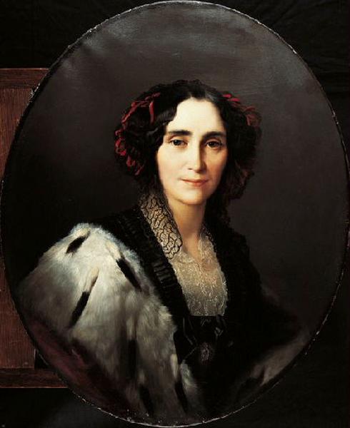 Portrait De Madame De Scott Retrato De La Señora De Scott — Federico De Madrazo Y Kuntz