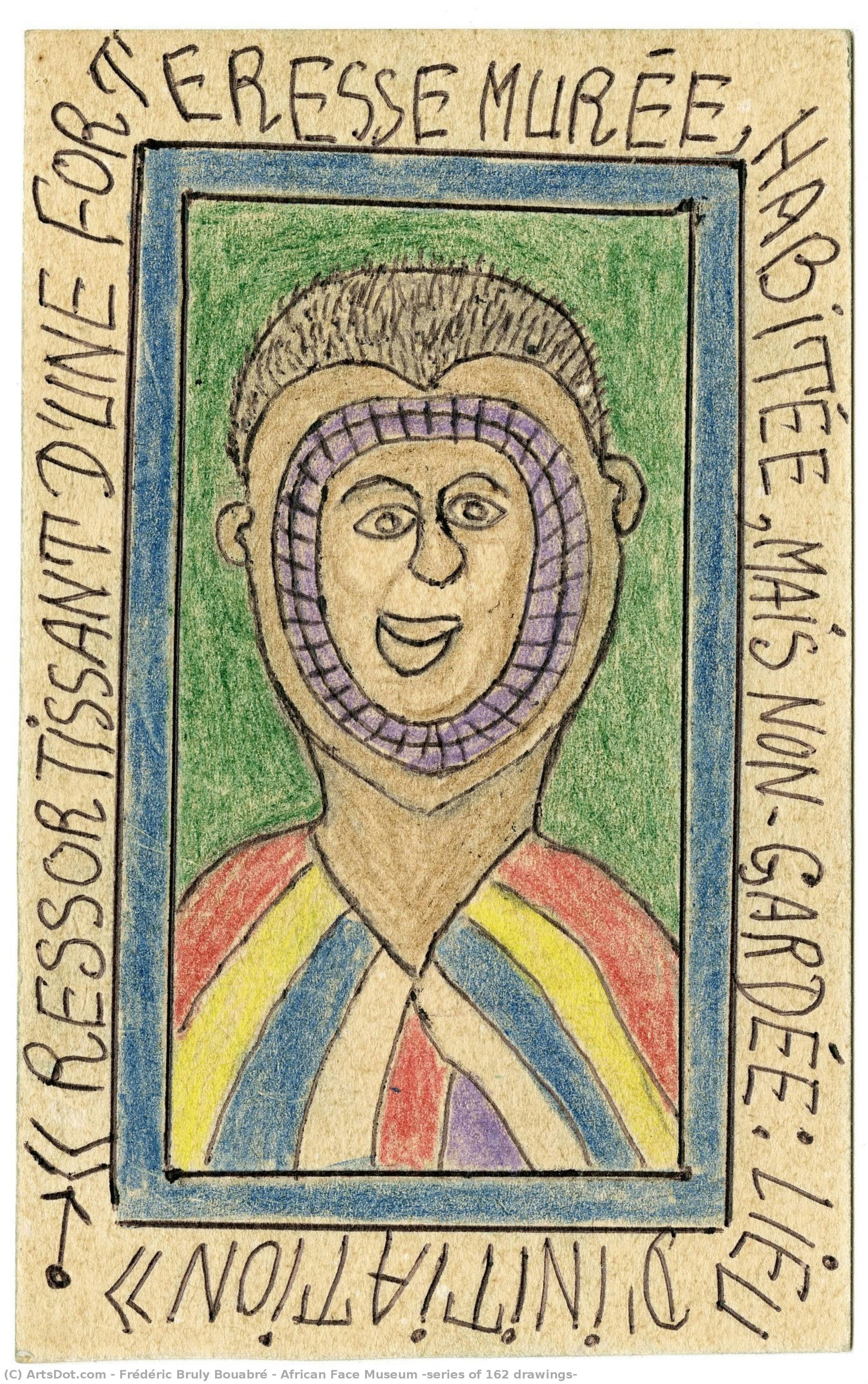 African Face Museum (series Of 162 Drawings) — Frédéric Bruly Bouabré
