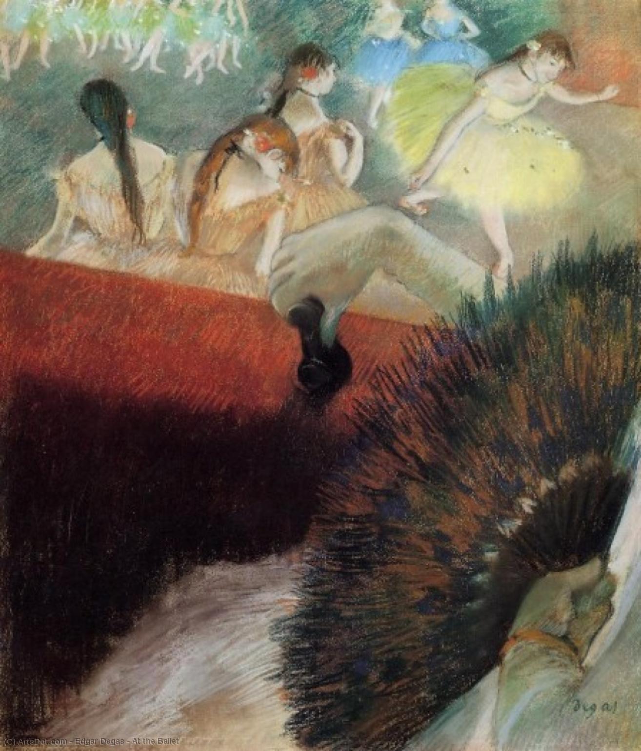 An Der Ballett — Hilaire-germain-edgar Degas