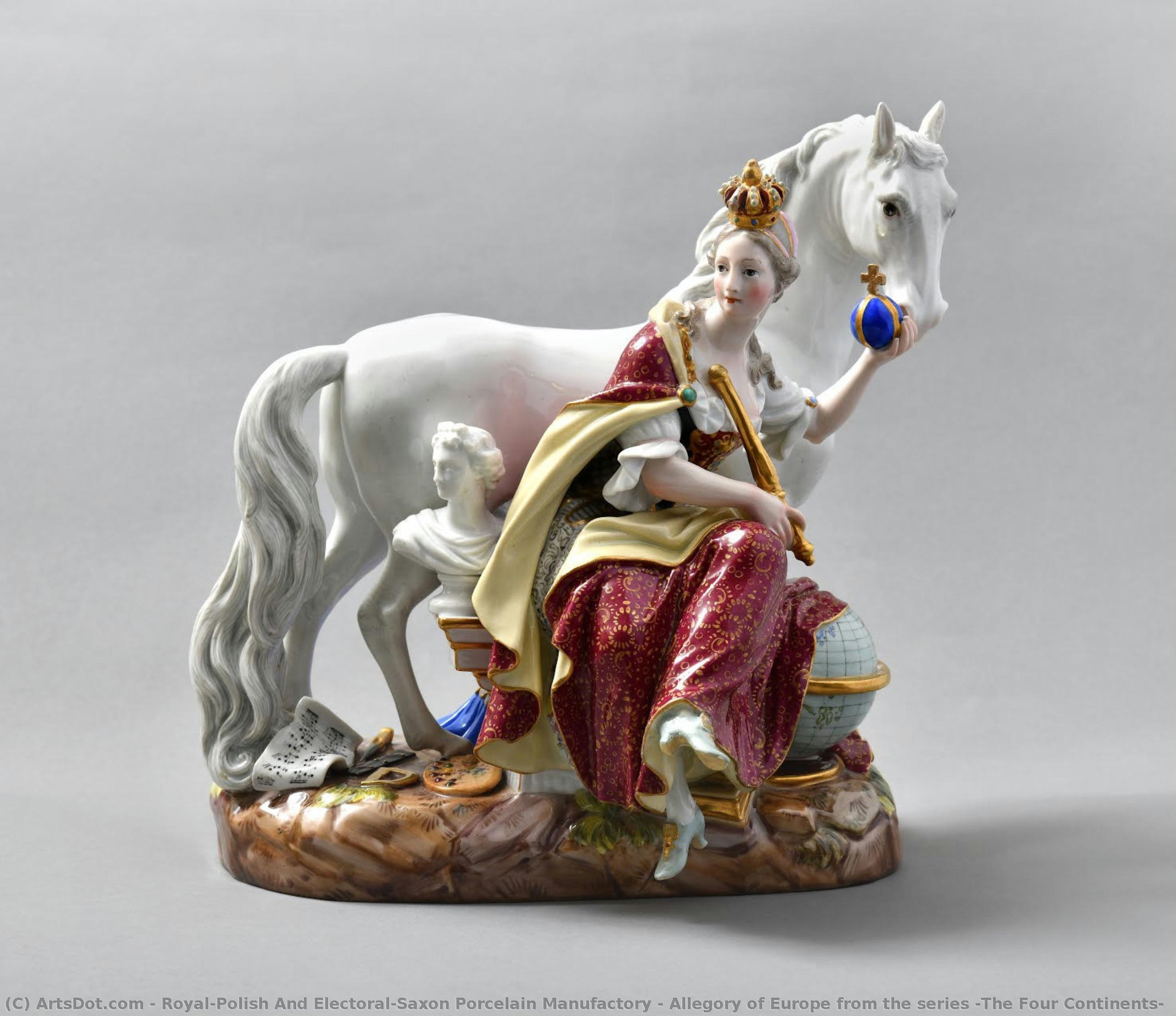 Allegory Of Europe From The Series “the Four Continents” — Staatliche Porzellan-manufaktur Meissen