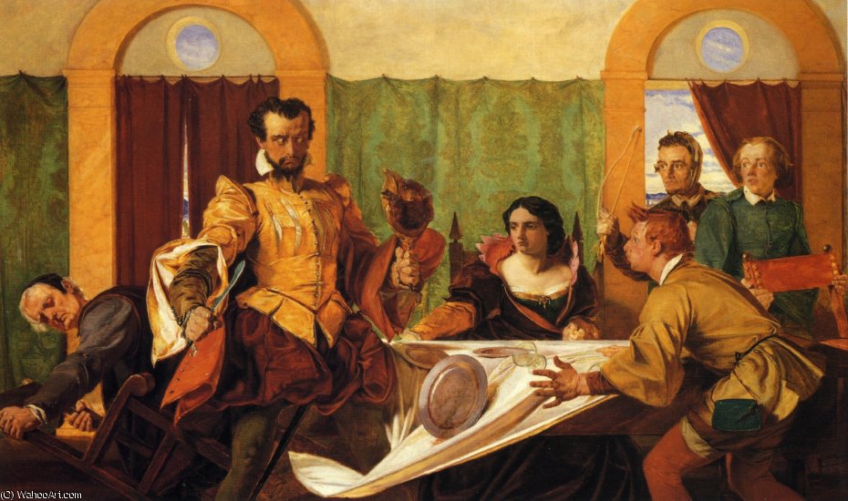 The Dinner Scene From - The Taming Of The Shrew- — Augustus Leopold Egg