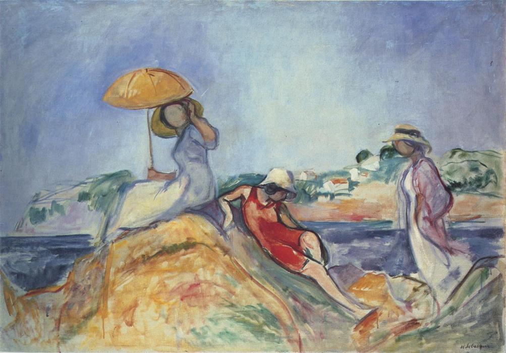 Three Women By The Sea — Henri Lebasque