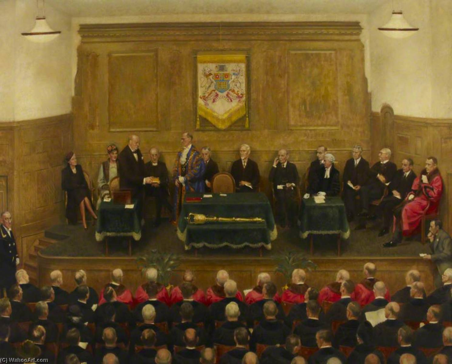 Freedom Of The City Of Westminster Given To Winston Churchill — Rihard Ernst Eurih