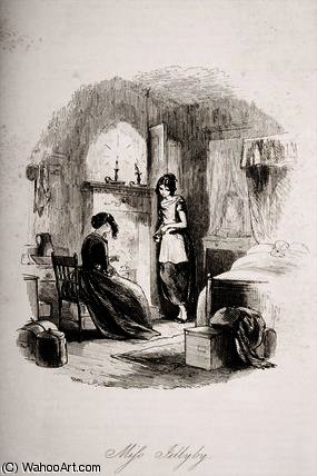 Mrs. Jellyby, Illustration From 'bleak House' — Hablot Knight Browne