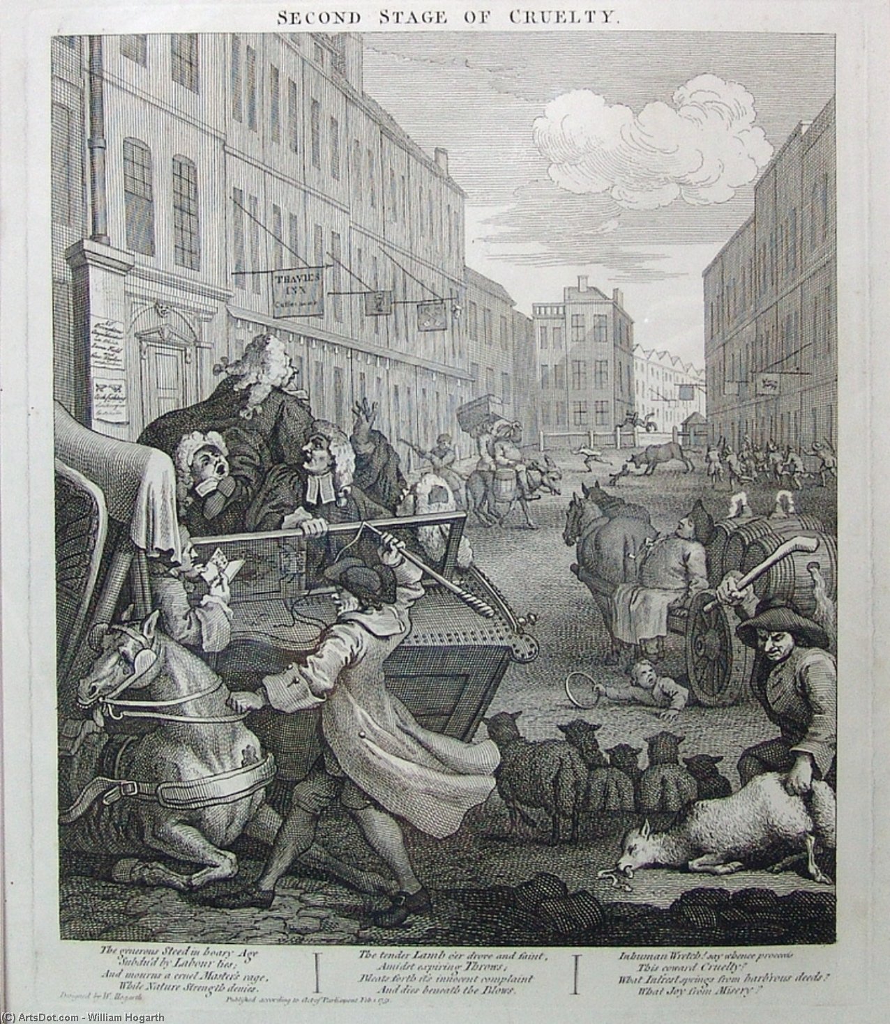 Second Stage Of Cruelty — William Hogarth