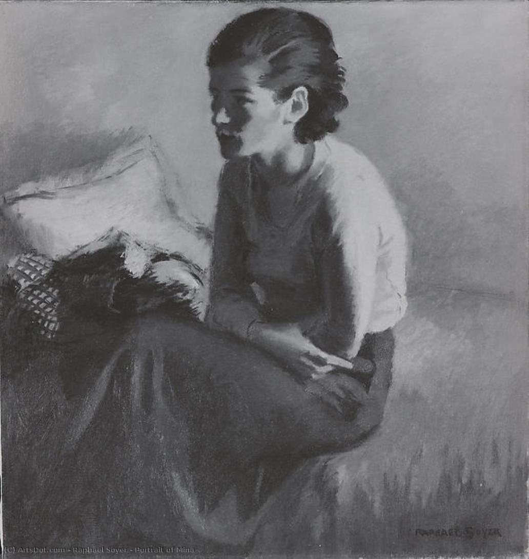 Portrait Of Mina — Raphael Soyer