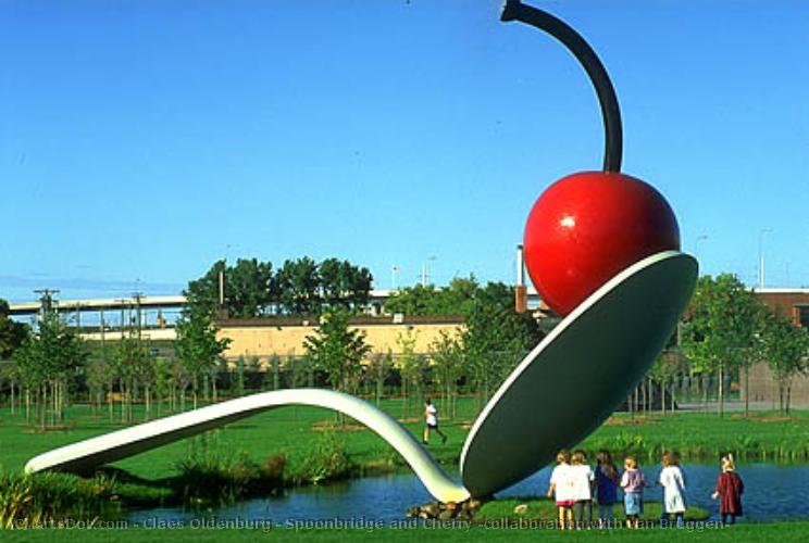 Spoonbridge And Cherry (collaboration With Van Bruggen) — Клас Олденбург