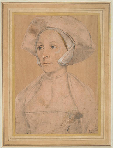 Portrait Of An Englishwoman — Hans Holbein The Younger
