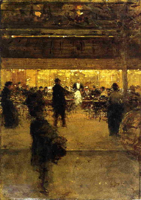 The Night Cafe — Dit Luigi Loir Aloys François Joseph Loir