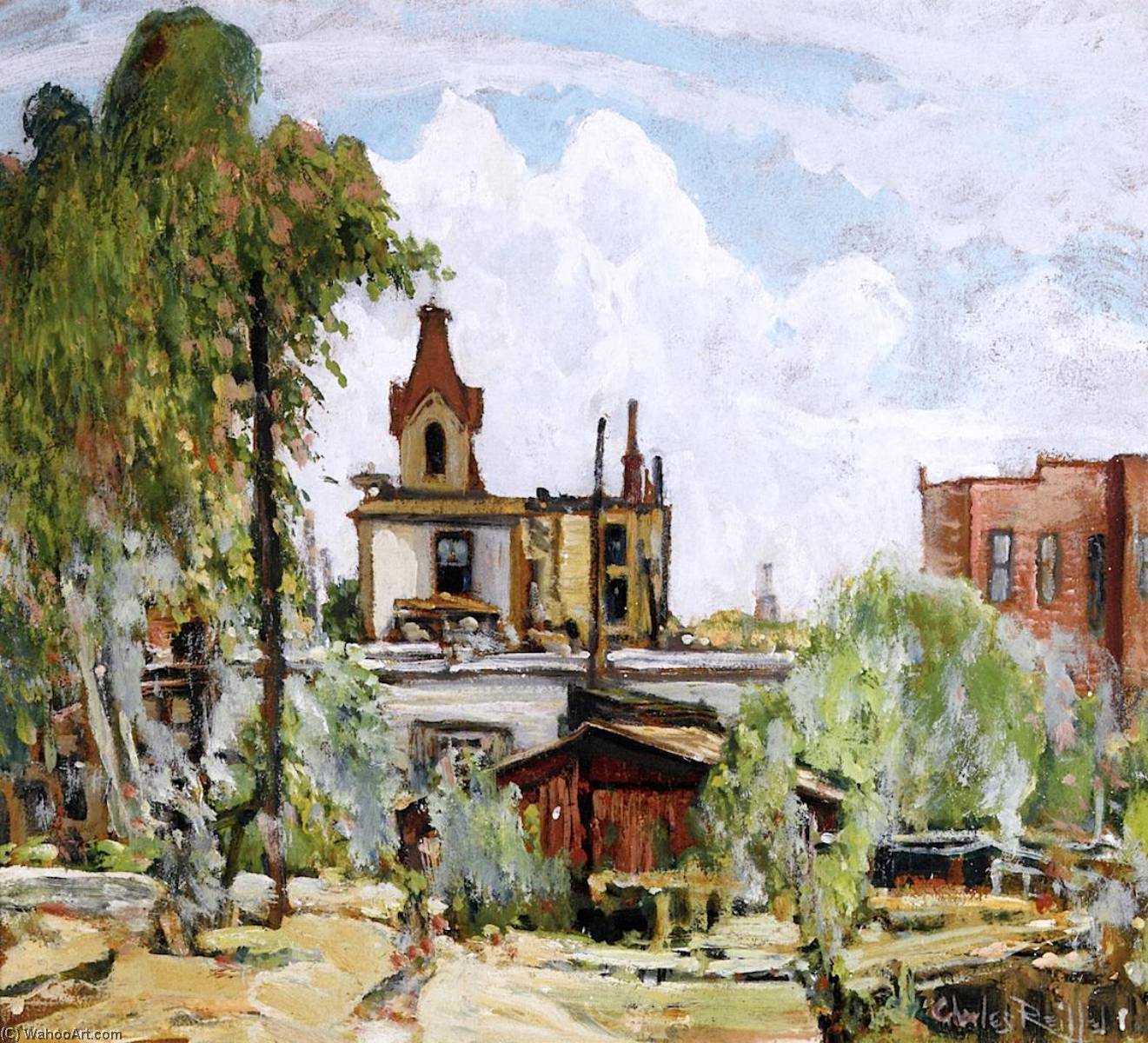 In Old National City — Charles Reiffel