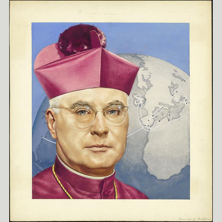 Cardinal Francis Joseph Spellman — Boris Chaliapin